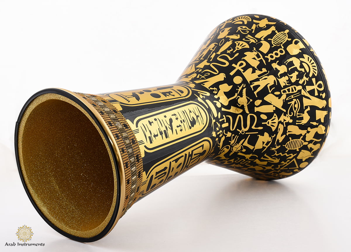 Sombaty Plus Darbuka Goden Hieroglyphs #F3