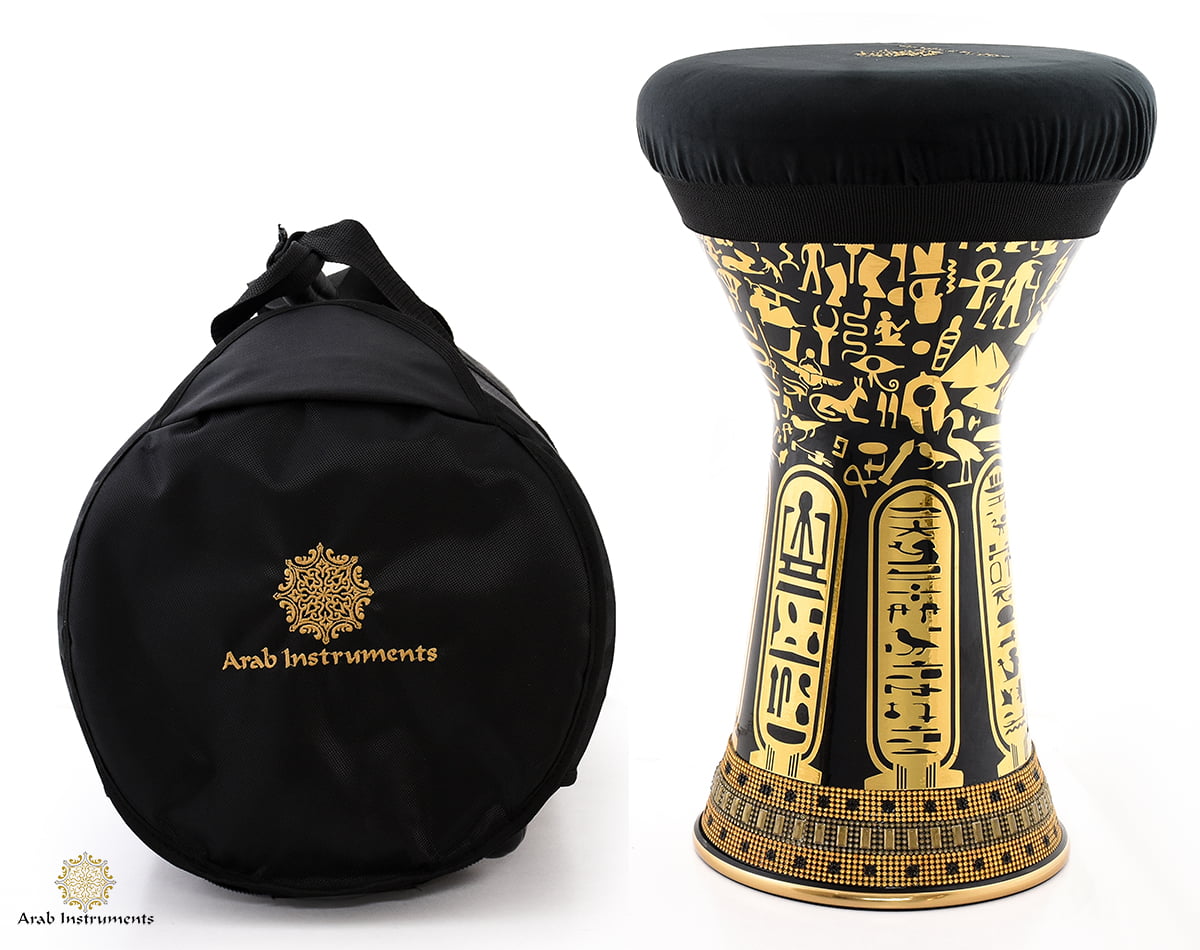 Sombaty Plus Darbuka Goden Hieroglyphs #F3