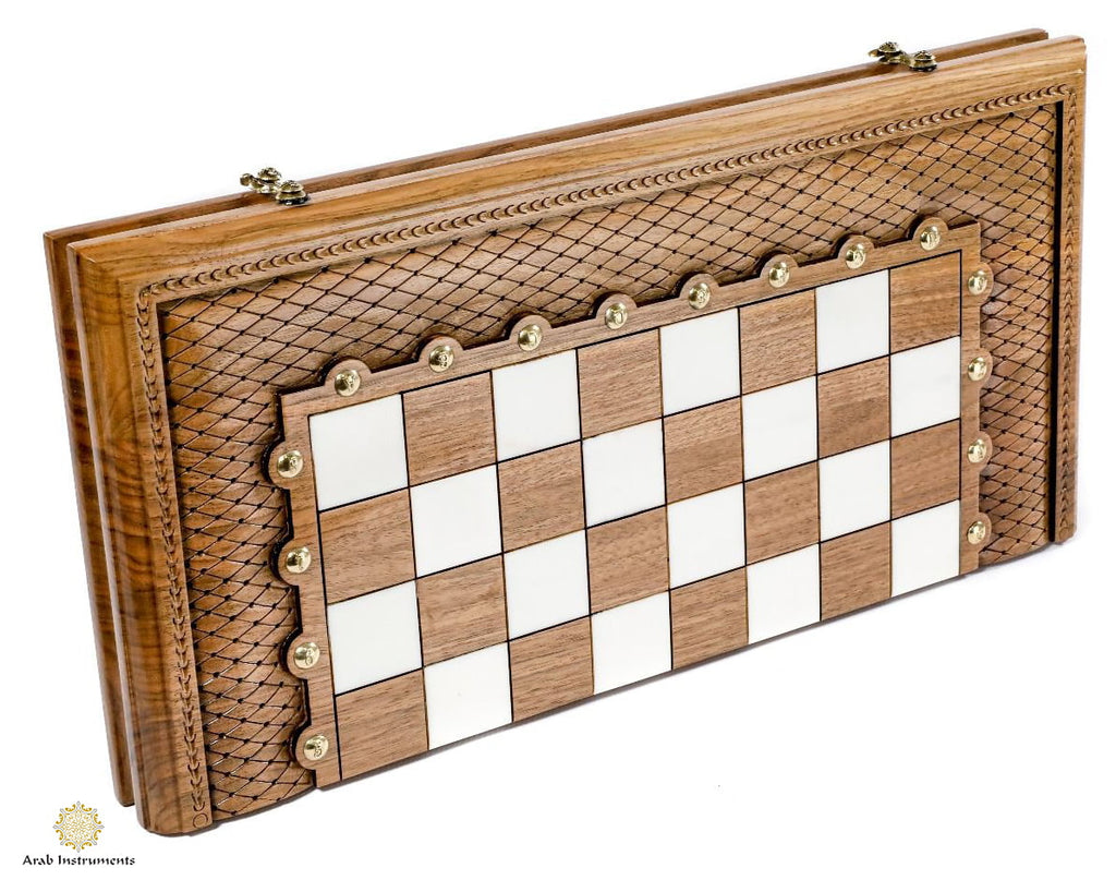 Hand Carved Premium Chess / Backgammon Dubai #AI31359